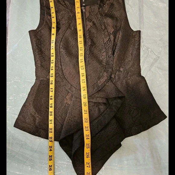 Womens W118 Walter Baker Peplum Top-Size Small - Picture 15 of 17